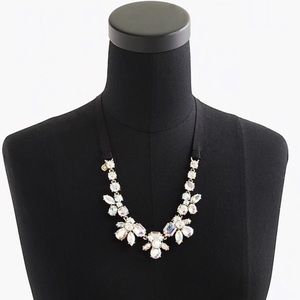 J Crew Crystal Ribbon Necklace